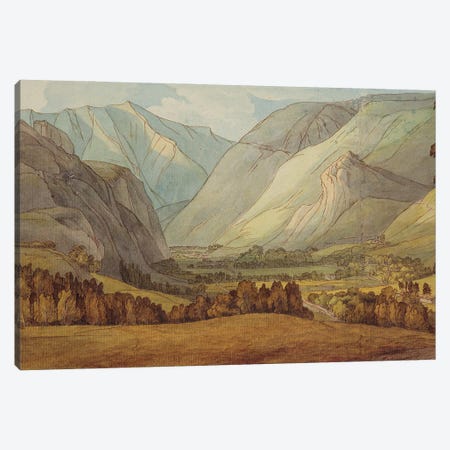A View In St. John’s In The Vale Looking Towards Keswick, 1786 Canvas Print #BMN11400} by Francis Towne Canvas Wall Art