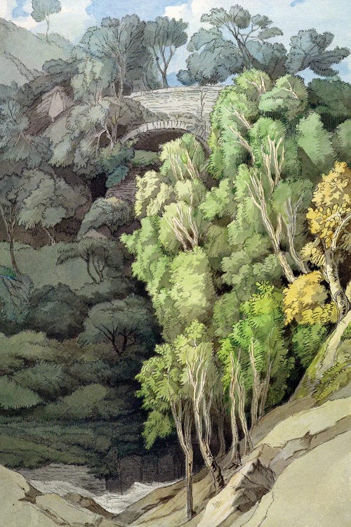 Devil's Bridge, 1810 by Francis Towne wall art