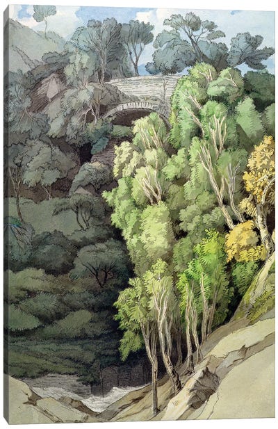 Devil's Bridge, 1810 Canvas Art Print
