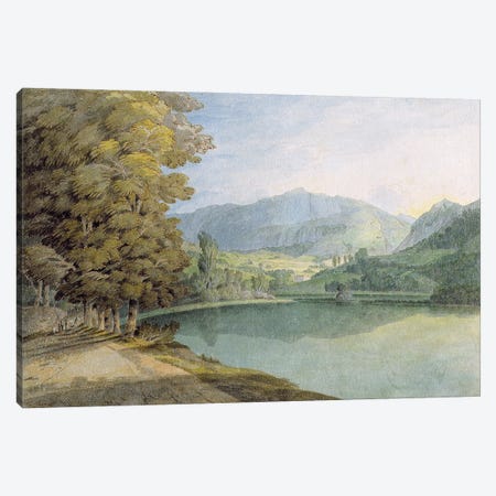 Rydal Water Canvas Print #BMN11405} by Francis Towne Canvas Art Print