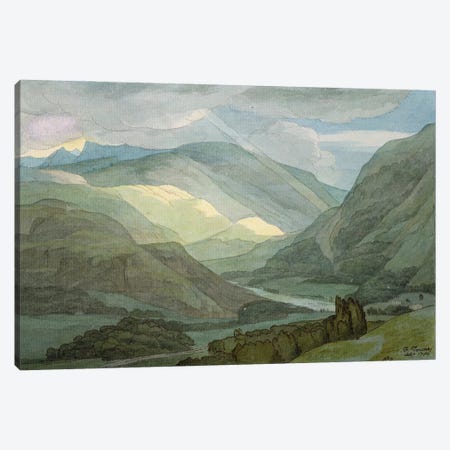 Rydal Water, 1786 Canvas Print #BMN11407} by Francis Towne Canvas Print