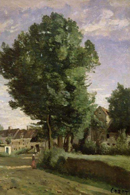 Outskirts of a village near Beauvais, c.1850 