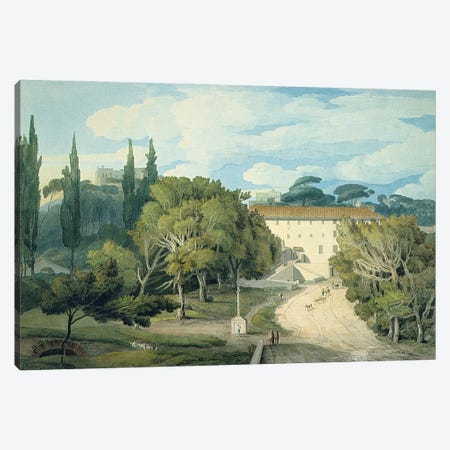 The Convent Of St. Eufebio, Near Naples Canvas Print #BMN11410} by Francis Towne Canvas Art Print