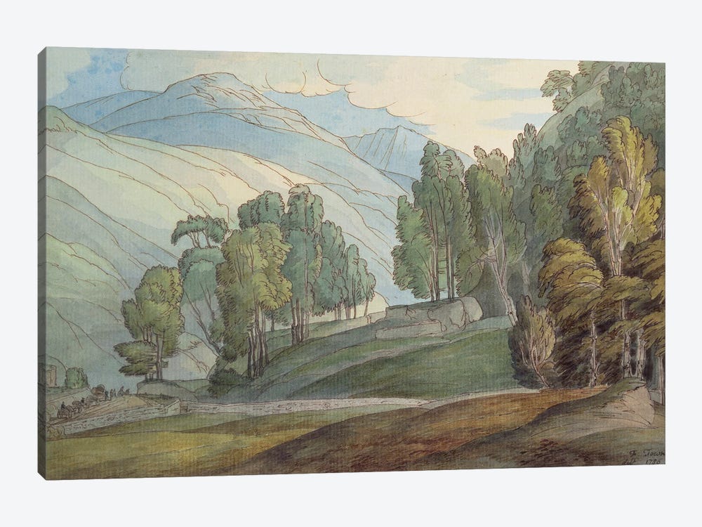 The Vale Of St. John In Cumberland, 1786 by Francis Towne 1-piece Canvas Print