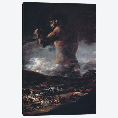 The Colossus, c.1808 Canvas Print #BMN11424} by Francisco Goya Canvas Print