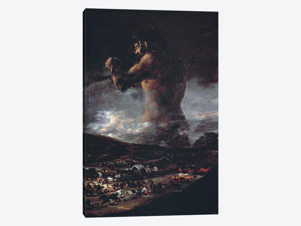 The Colossus, c.1808 by Francisco Goya 1-piece Canvas Print