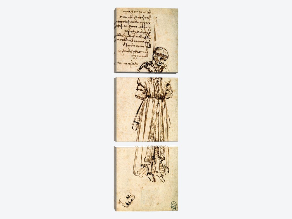 Study of the Hanged Bernardo di Bandin - Art Print | Leonardo da Vinci
