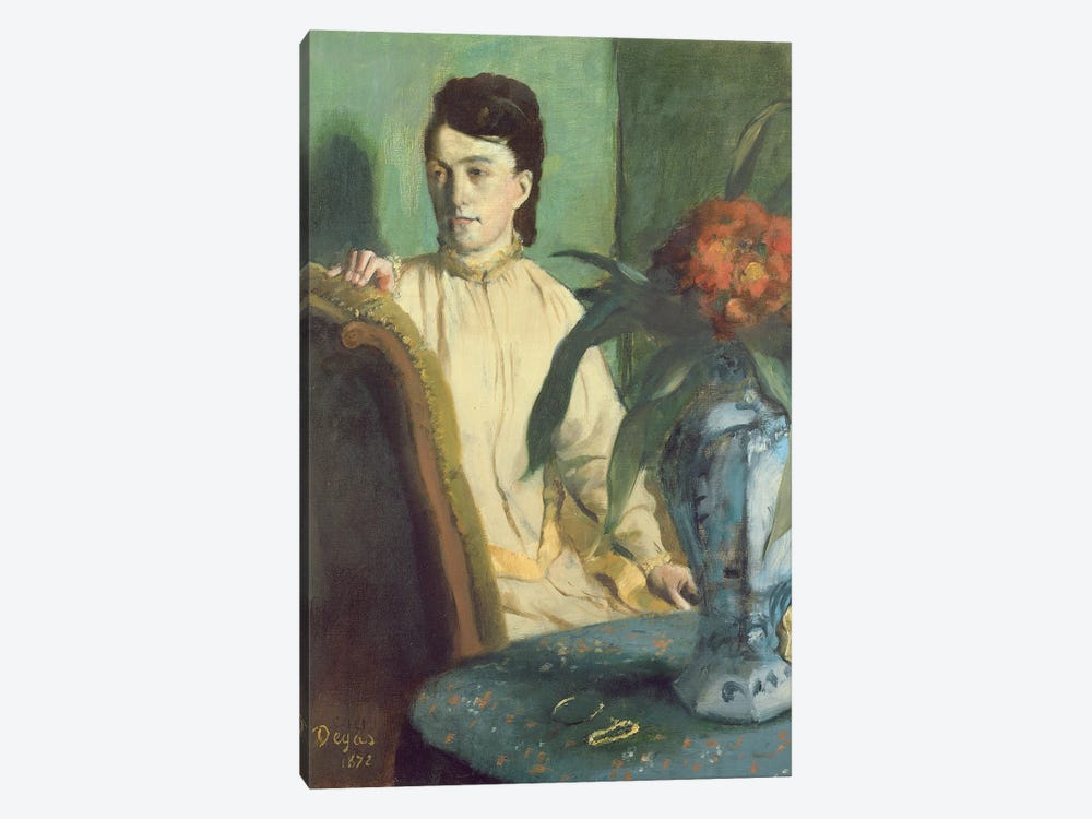 Woman with the Oriental Vase, 1872  1-piece Canvas Art Print