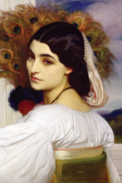 Pavonia, 1859 by Frederic Leighton canvas print