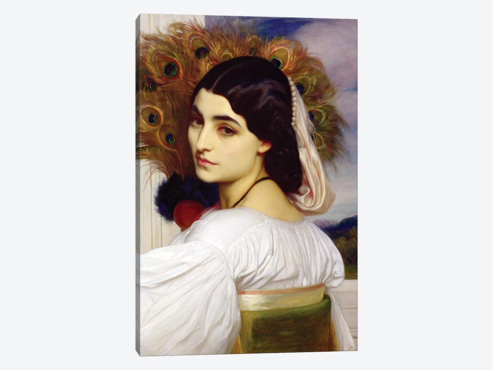 Pavonia, 1859 by Frederic Leighton 1-piece Canvas Wall Art