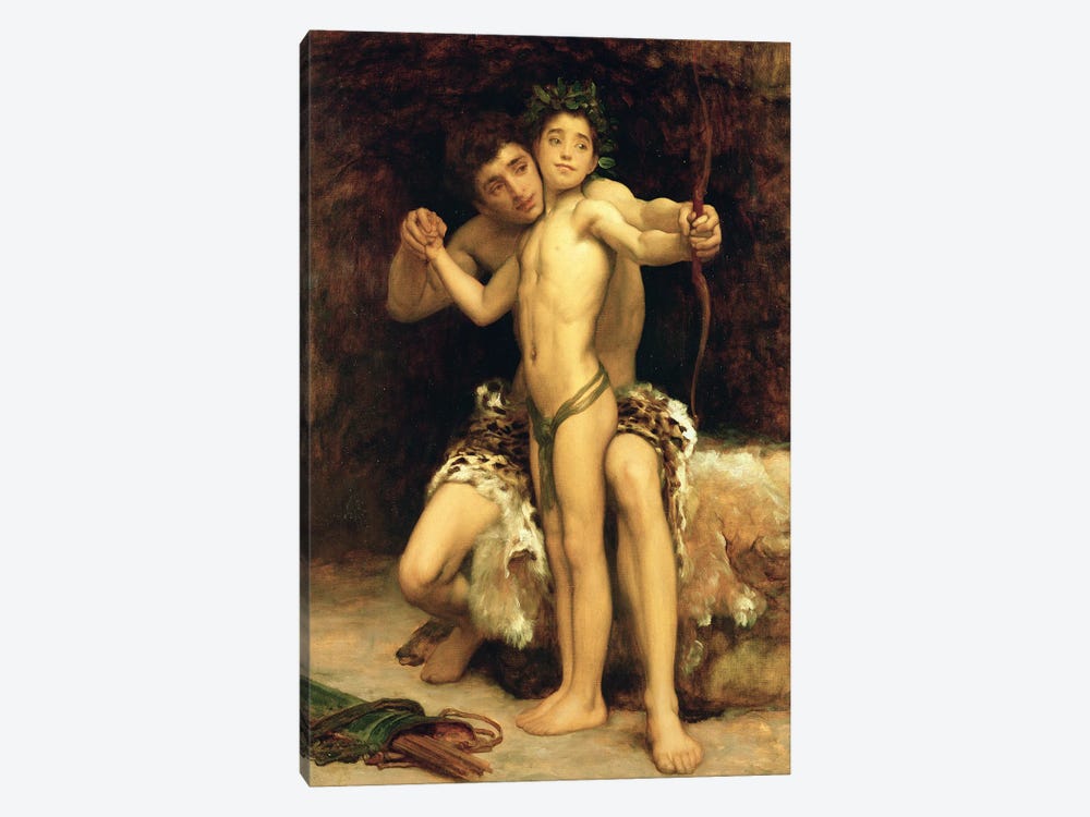 The Hit by Frederic Leighton 1-piece Art Print