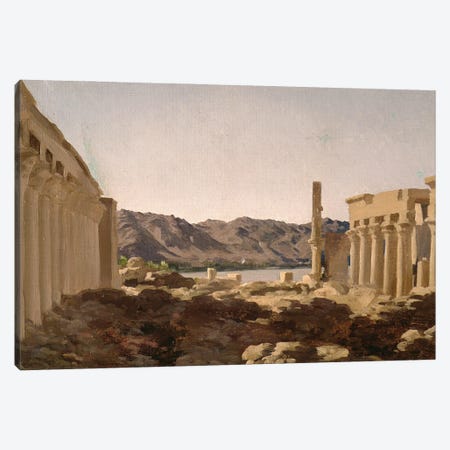 The Temple Of Philae, 1868 Canvas Print #BMN11472} by Frederic Leighton Canvas Art Print