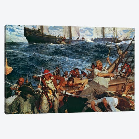The Buccaneers Canvas Print #BMN11485} by Frederick Judd Waugh Art Print