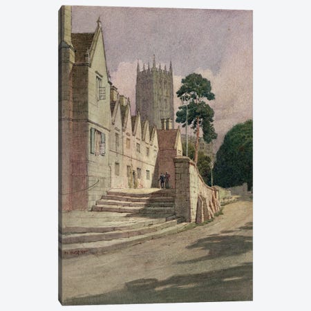 The Almshouses, Campden, 1907 Canvas Print #BMN11486} by Frederick Landseer Maur Griggs Art Print