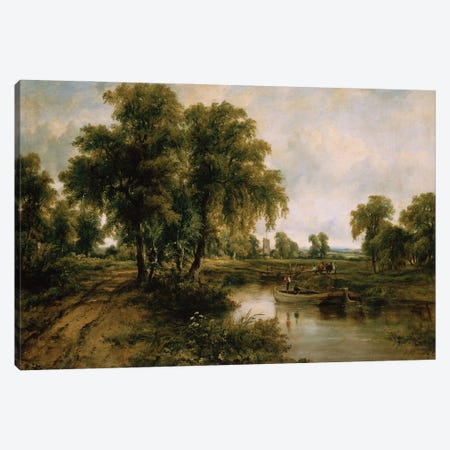 Dedham Vale, Suffolk Canvas Print #BMN11490} by Frederick Waters Watts Canvas Art Print