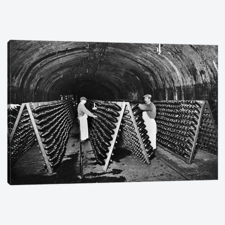 Wine Cellars In Champagne, c.1900 Canvas Print #BMN11494} by French Photographer Canvas Art