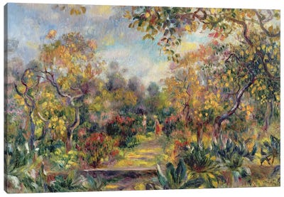Landscape at Beaulieu, c.1893 Canvas Art Print - Pierre Auguste Renoir