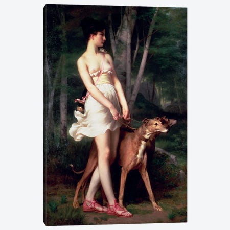 Diana The Huntress Canvas Print #BMN11514} by Gaston Casimir Saint-Pierre Canvas Print
