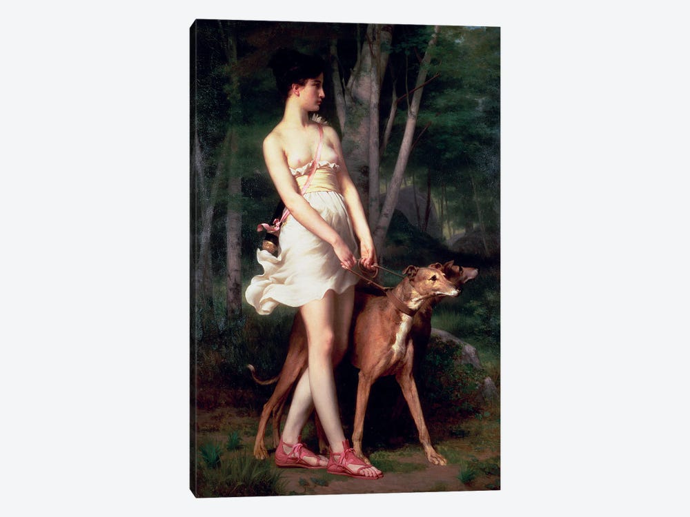 Diana The Huntress by Gaston Casimir Saint-Pierre 1-piece Canvas Art Print
