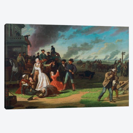 Order No. 11, 1865-68 Canvas Print #BMN11523} by George Caleb Bingham Art Print