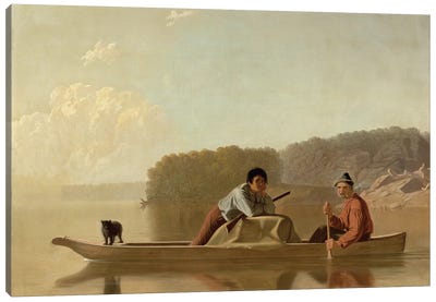 The Trapper's Return, 1851 Canvas Art Print