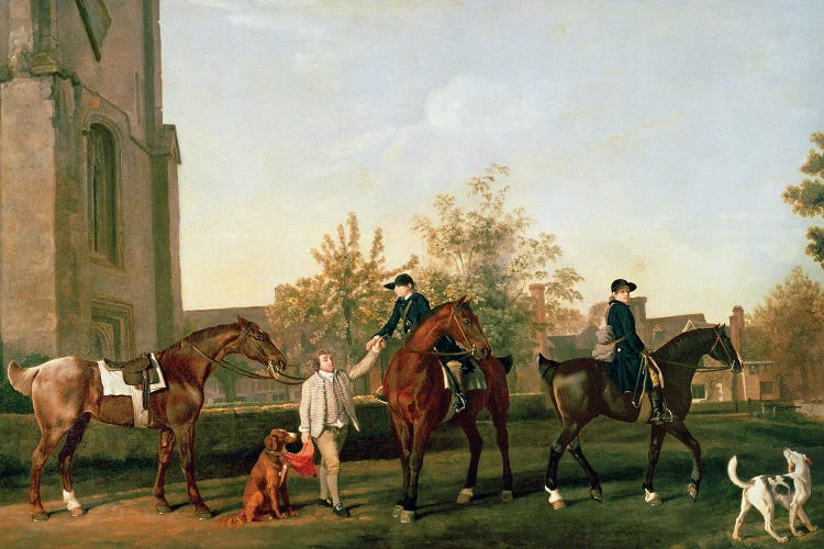 Lord Torrington's Hunt Servants Setting Out From Southill, Bedfordshire, c.1765-8