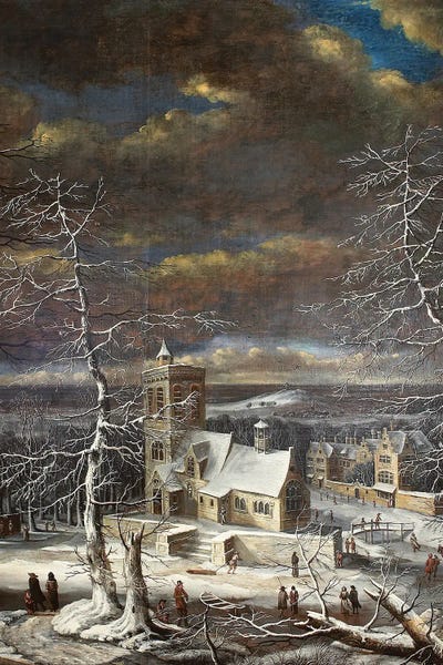 Winter Landscape Canvas Artwork By Wassily Kandinsky Icanvas