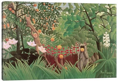 Exotic Landscape, 1910 (Norton Simon Collection) Canvas Art Print - Fruit Art