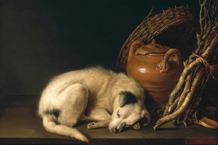 Dog At Rest, 1650 by Gerrit Dou wall art