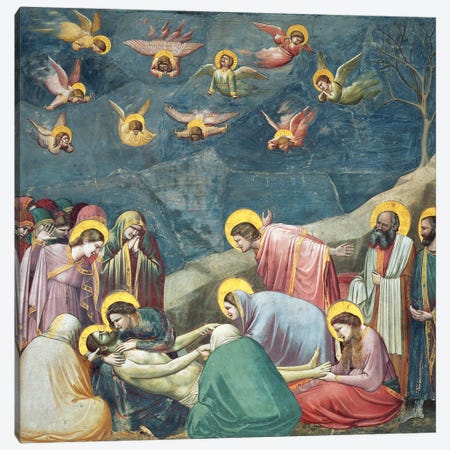 Lamentation (The Mourning Of Christ), c.1304-06 Canvas Print #BMN11611} by Giotto Art Print