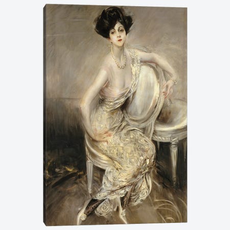 Portrait Of Rita de Acosta Lydig, 1911 Canvas Print #BMN11629} by Giovanni Boldini Canvas Artwork