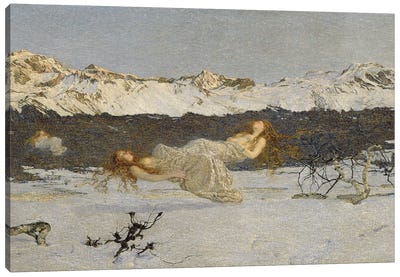 The Punishment Of Lust, 1891 Canvas Art Print