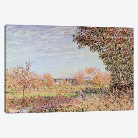 September Morning, c.1887  Canvas Print #BMN1163} by Alfred Sisley Art Print