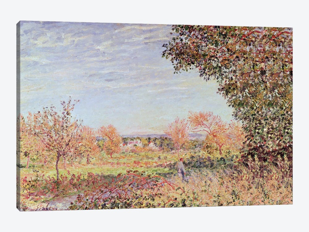 September Morning, c.1887  by Alfred Sisley 1-piece Canvas Art Print