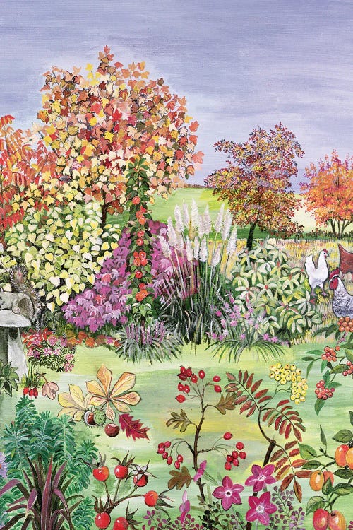 Autumn, The Four Seasons by Hilary Jones wall art