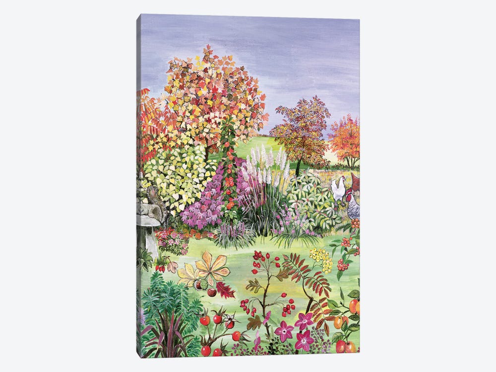 Autumn, The Four Seasons by Hilary Jones 1-piece Canvas Art Print