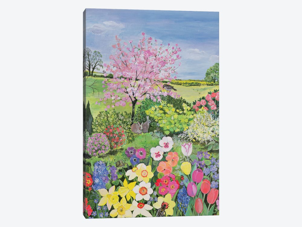 Spring, The Four Seasons by Hilary Jones 1-piece Canvas Wall Art