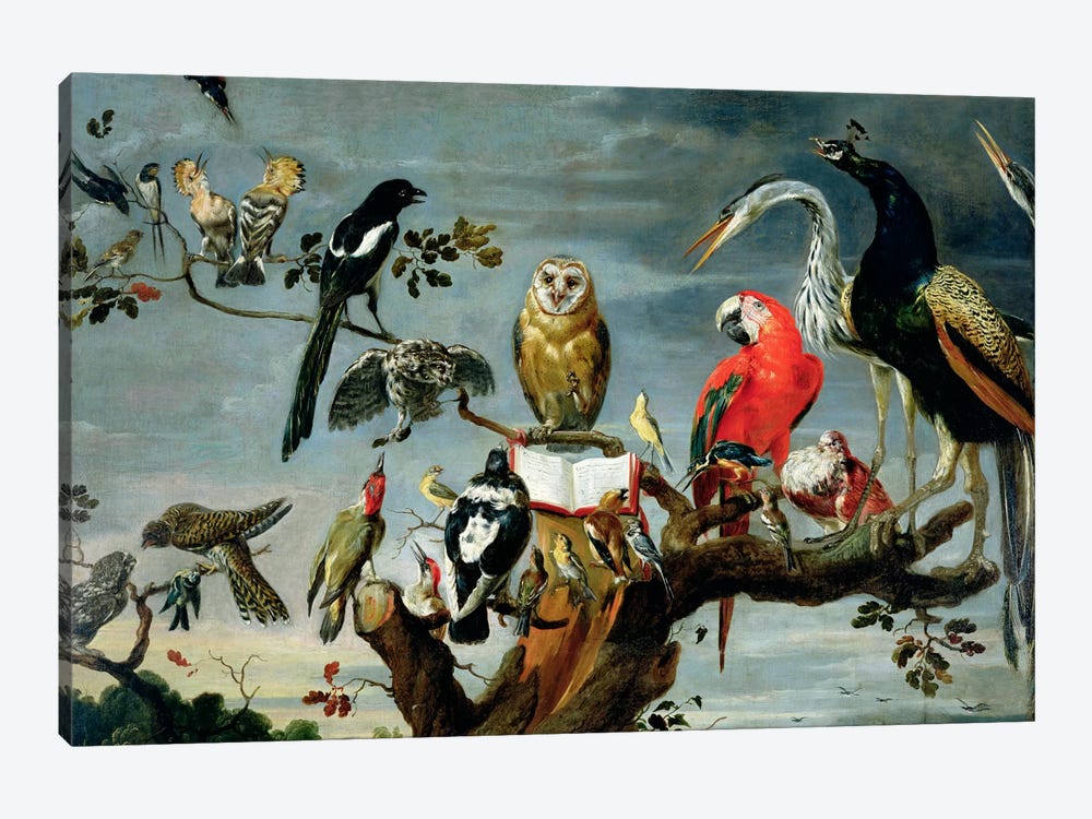 Concert of Birds  by Frans Snyders 1-piece Canvas Print