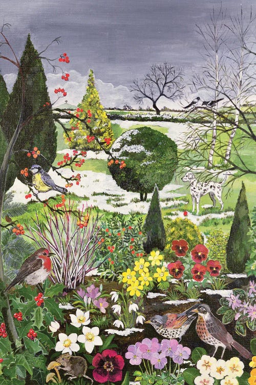Winter, The Four Seasons by Hilary Jones wall art