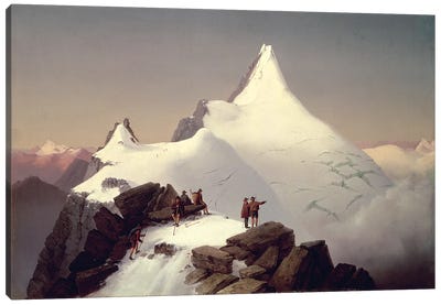 View of the 'Grossglockner' mountain  Canvas Art Print