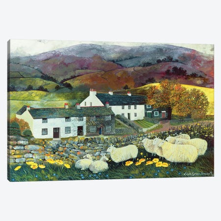 Sheep Country, 1988 Canvas Print #BMN11693} by Lisa Graa Jensen Art Print