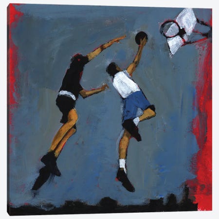 Basketball Players, 2009 Canvas Print #BMN11703} by Paul Powis Canvas Print