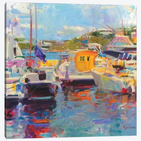 Bermuda Yachts Canvas Print #BMN11712} by Peter Graham Canvas Art
