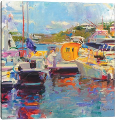 Bermuda Yachts Canvas Art Print - Yacht Art