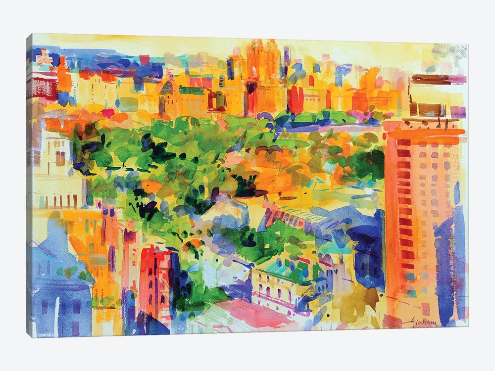 Central Park From The Carlyle 1-piece Canvas Print
