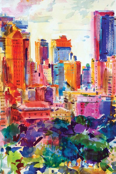 Peter Graham: Central Park West, 2011 by Peter Graham