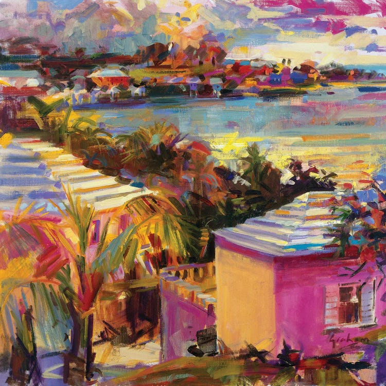 Dusk Reflections, Bermuda, 2011 by Peter Graham wall art