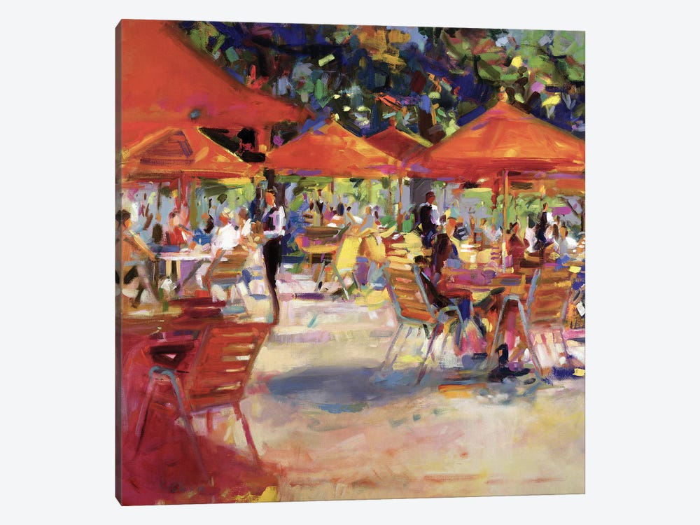 Le Cafe du Jardin by Peter Graham 1-piece Canvas Print