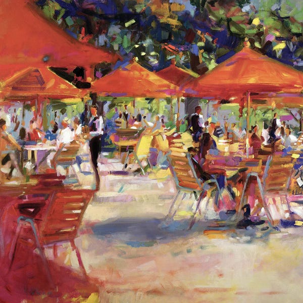 Cafes: Le Cafe du Jardin by Peter Graham