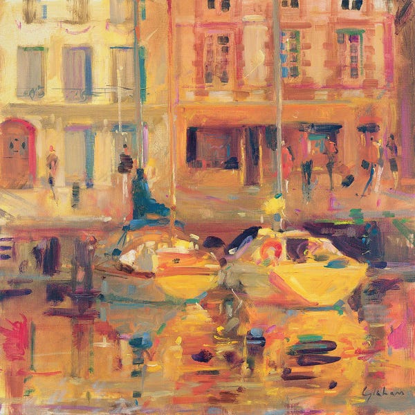 Peter Graham: Les Deux Bateaux by Peter Graham